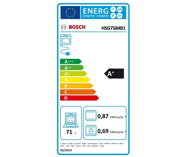 Horno multifunción AirFry con vapor e hidroclean BOSCH HSG7584B1 Negro