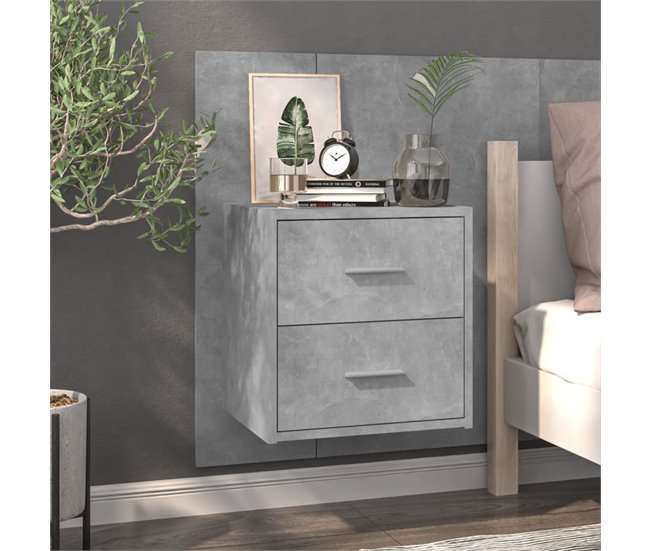 2 Mesitas de Noche de Pared 48 Blanco