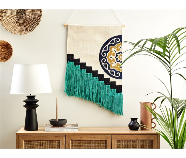 Beliani Decoración de pared de tela NOWSHERA Multicolor