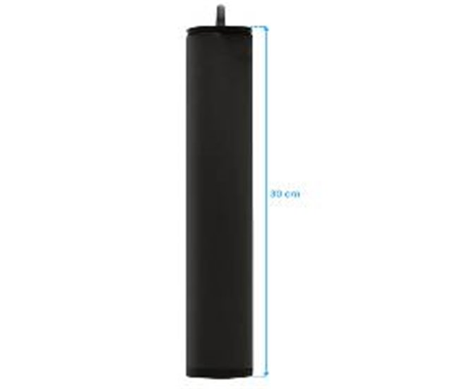 Pack 6 Patas Cilíndricas Metálicas para Base/Somier 30 Gris
