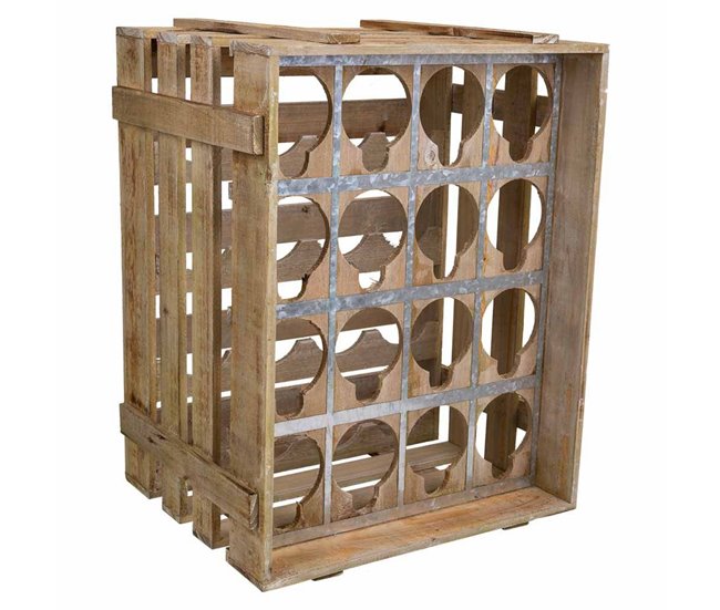 Cajón botellero de madera Marron