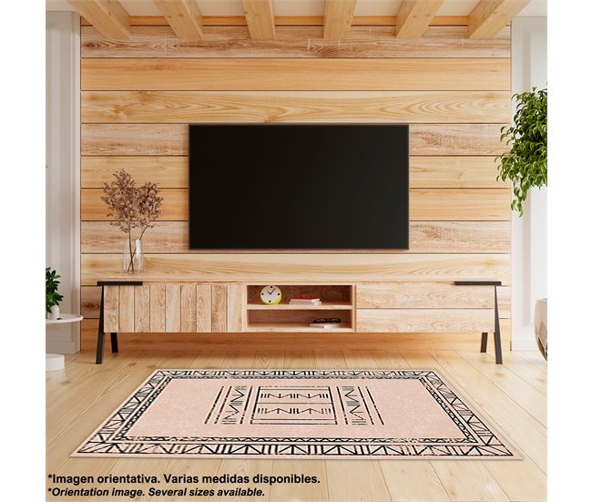 Alfombra De 120 X 180Cm 180x120 Beige