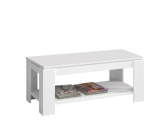 Mesa de centro elevable Ambit 100x50 Blanco