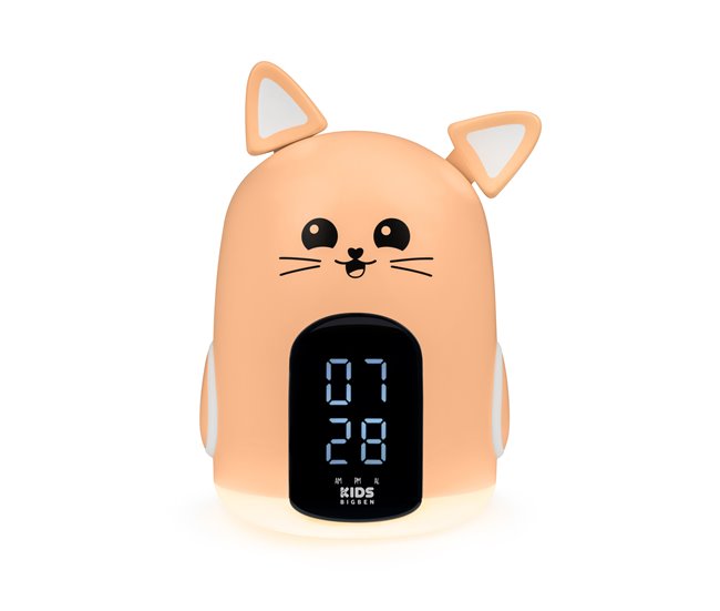 Reloj despertador y luz nocturna RKIDSCAT BIGBEN Crudo