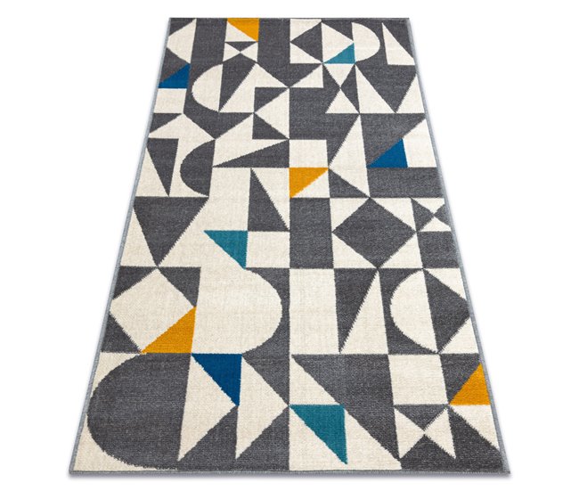 Alfombra GINA 21243651 Geométrico Gris
