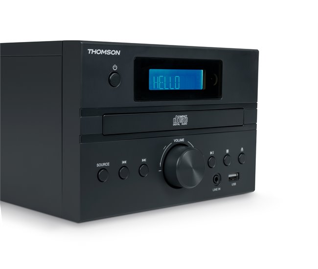 Microcadena Bluetooth Thomson Negro/ Madera