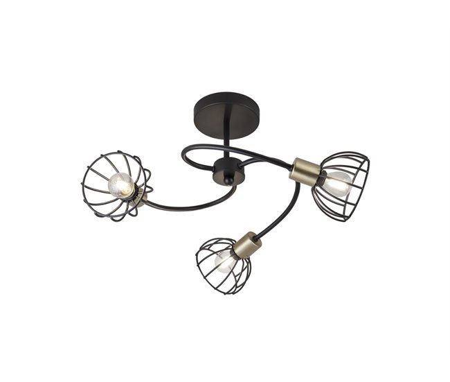 Foco BERMEO varias luces de la marca BSS Negro