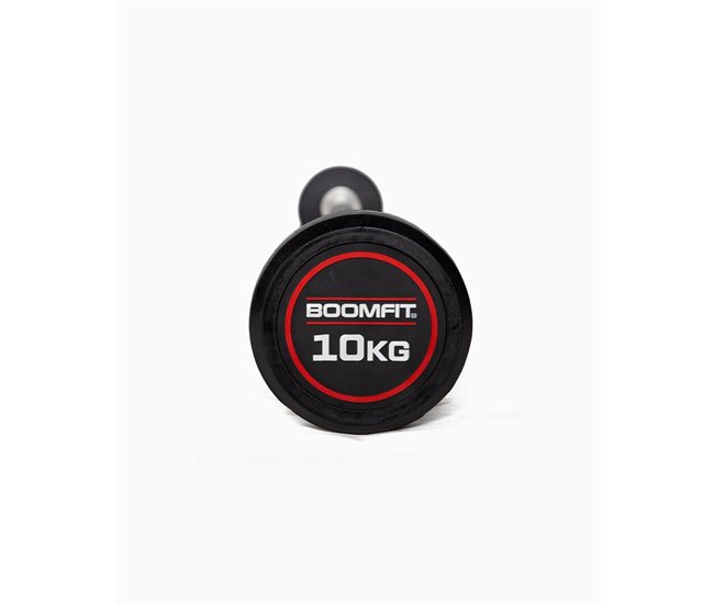 Barra Recta Montada 10Kg - BOOMFIT Negro