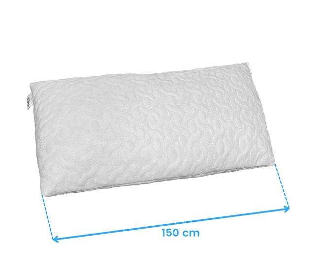 Almohada Viscoelástica Eko Copos 150x30 Blanco