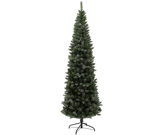 Árbol de Navidad Plástico HOMCOM, hogar - decoración Verde