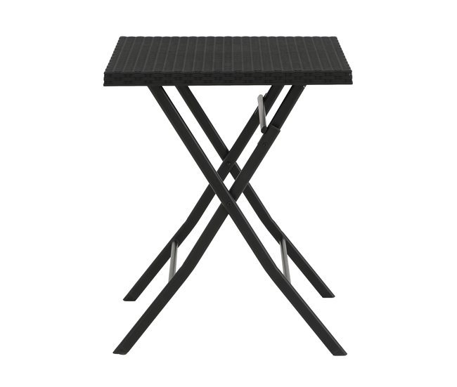 Set de jardín con mesa y 2 sillas KORA color gris Gris