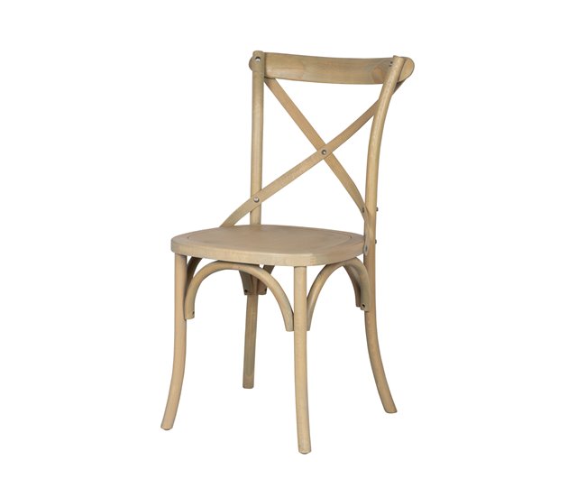 Pack de 2 sillas de cocina BISTROT II  Natural