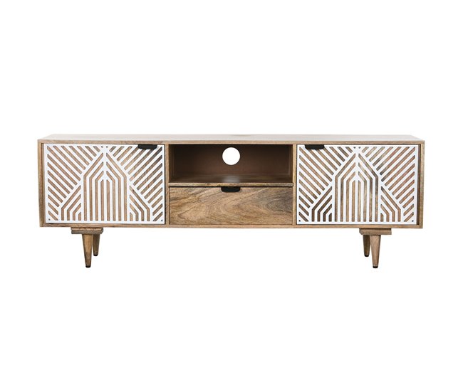 Mueble de TV Blanco/ Madera