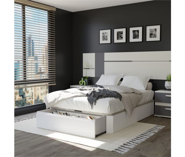 Canapé Luxury Premium 3D 135x190 Blanco