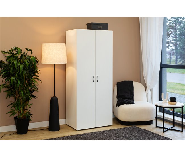 Armario SERIE LEADER puertas batientes blanco Blanco
