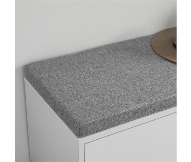 Banco Zapatero con 2 cajones y 1 Puerta FSR92-W SoBuy Blanco