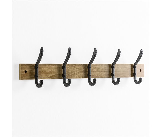 Perchero de Pared Amaia 5 Perchas Madera