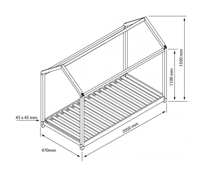 Cama infantil Blanco