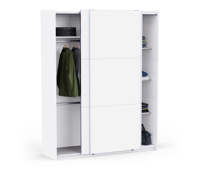 Armario ALHAMBRA puertas correderas Blanco
