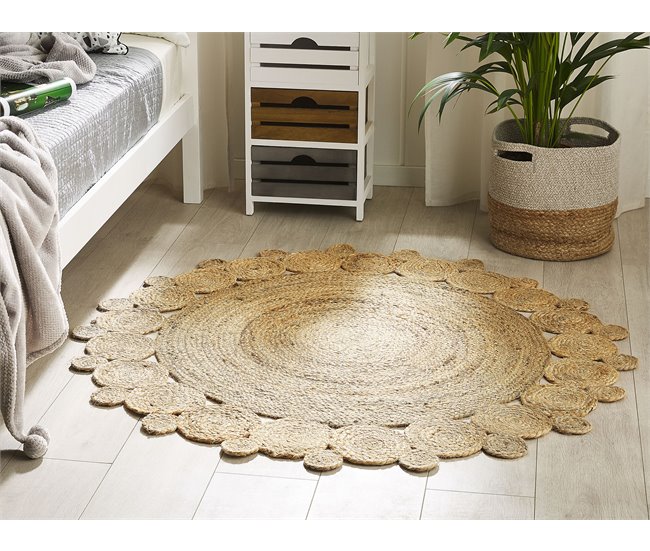 Beliani Alfombra de pelo corto GOLGEN Beige