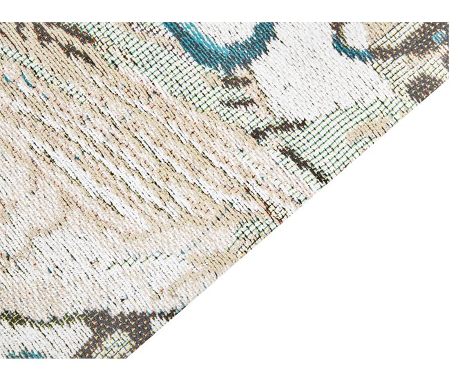 Beliani Alfombra de pelo corto ARIHA 140x200 Turquesa