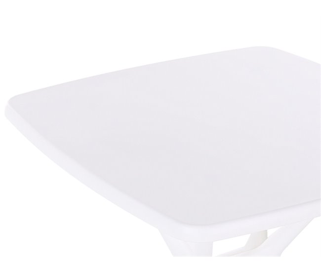 Beliani Conjunto de comedor SERSALE Blanco