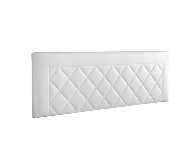 Cabecero de Cama DOMUS Tapizado Polipiel 145 Blanco