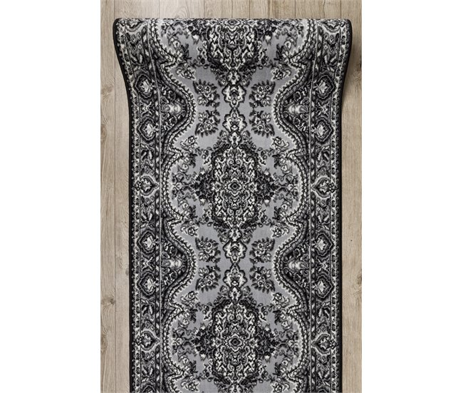 Alfombra de pasillo BCF MORAD Wiosna 120x860 Gris