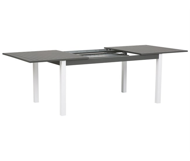 Beliani Conjunto de comedor PANCOLE Gris