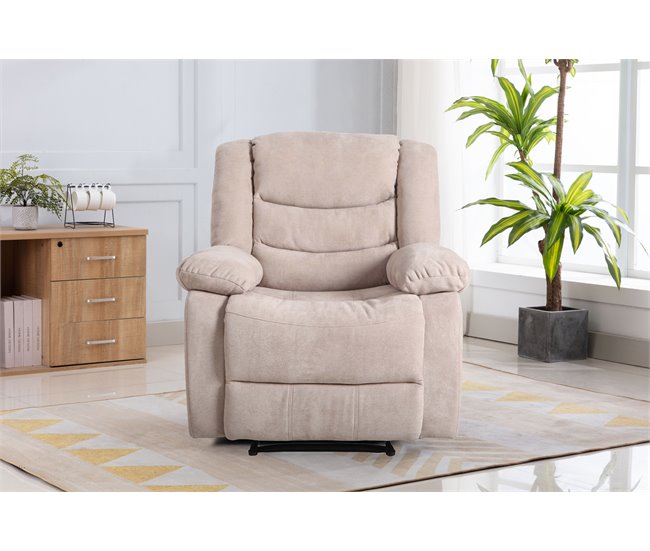 Sillón relax de tela CHEF2 Vison