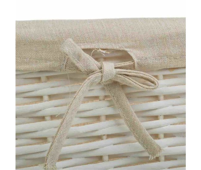 Cesto para la Ropa Sucia Blanco