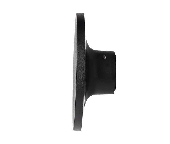 Aplique De Exterior Policarbonato Serie Yika Negro
