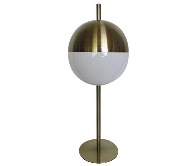 Lámpara sobremesa GLAM E14 1 luz 6 w 20x20x53cm Blanco
