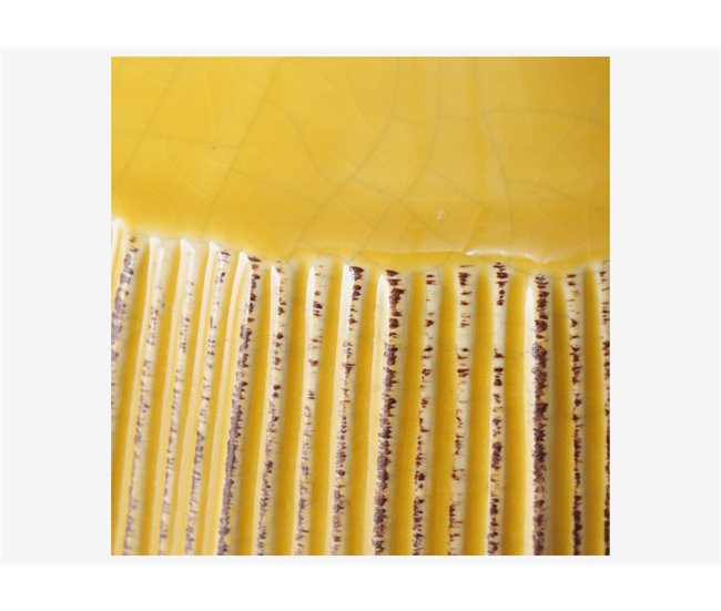Jarrón decorativo MENOS material ceramica Amarillo