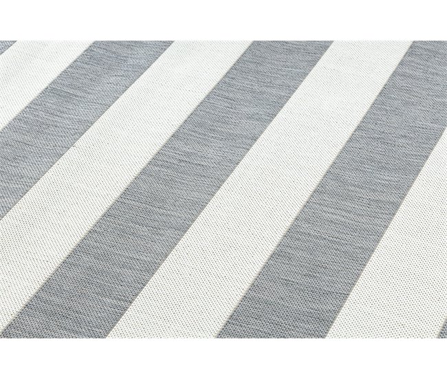 Alfombra de cuerda sisal FLAT 48644/637 Rayas 120x170 Gris