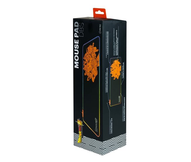 Alfombrilla Gaming con Iluminación LED DBPCMOUPADGO Negro