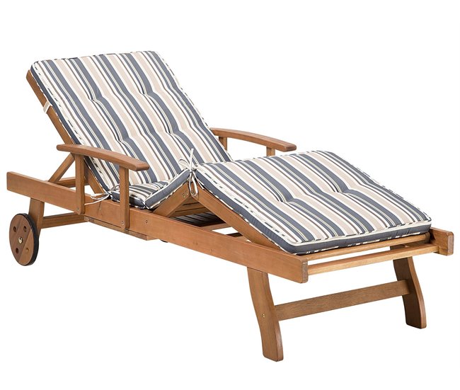 Beliani Cojín de asiento TOSCANA Azul