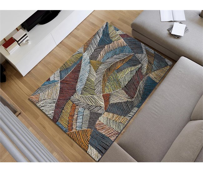 Alfombra abstracta KOBY - ATTICGO 160x230 Multicolor