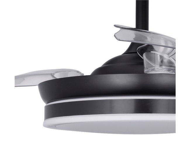 Ventilador De Techo Metal Serie Costa S Negro