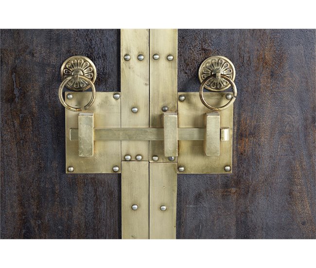 Armario madera y detalles en bronce .GINER Y COLOMER Marron