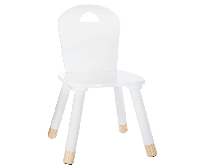 Mesa Infantil Douceur Melamina con Silla a Juego Blanco/ Madera