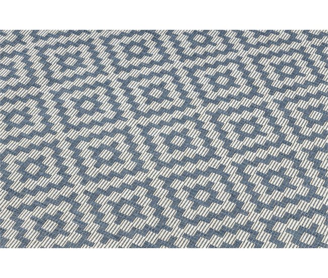 Alfombra de cuerda sisal FLAT 48357/951 Cuadrados 140x200 Gris