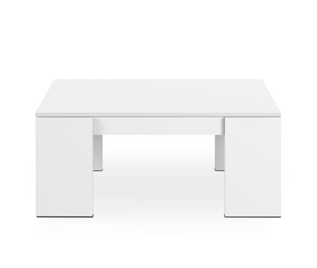 Mesa de centro elevable Kendra 100x50 Blanco