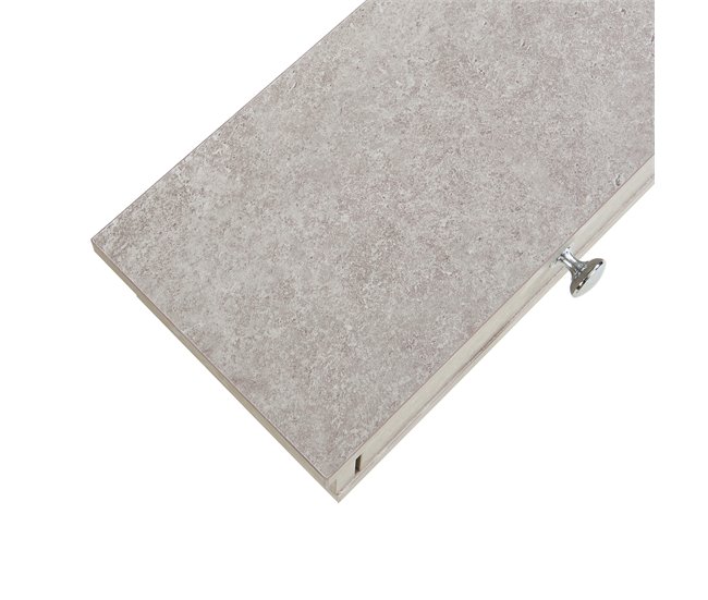 Estantería de pared con 2 cajones Geeste MDF 60 Blanco