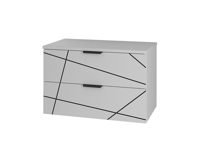 Mueble bajo lavabo encimera Teren 80 Blanco