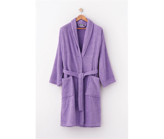 Albornoz Ducha Baño Lila