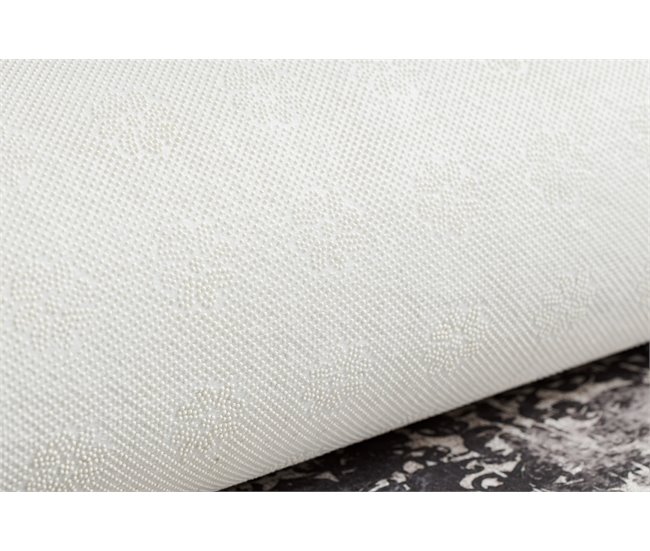 Alfombra lavable ANDRE 1187 Ornamento vintage 80x150 Gris