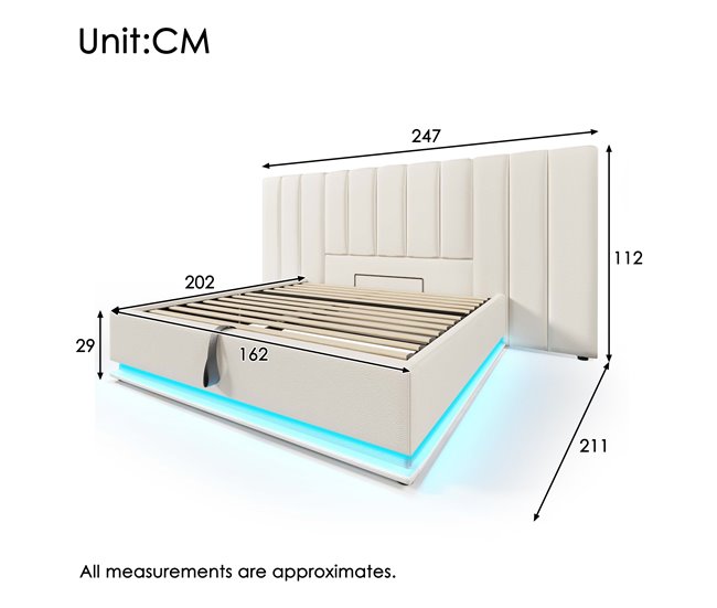 Canapés abatibles Blanco