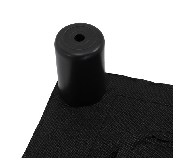 Reposapiés Otomano PU, Plástico HOMCOM Blanco