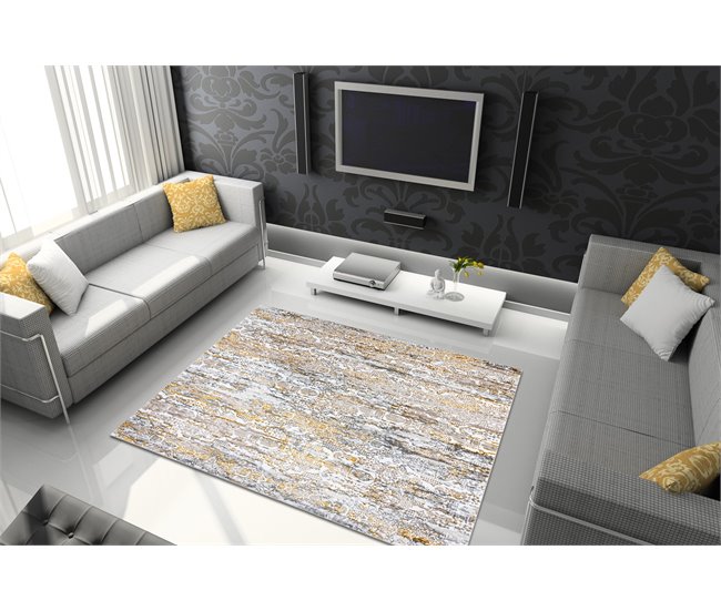 Alfombra GLOSS moderno 8487 63 Ornamento elegante glamour 160x220 Multicolor